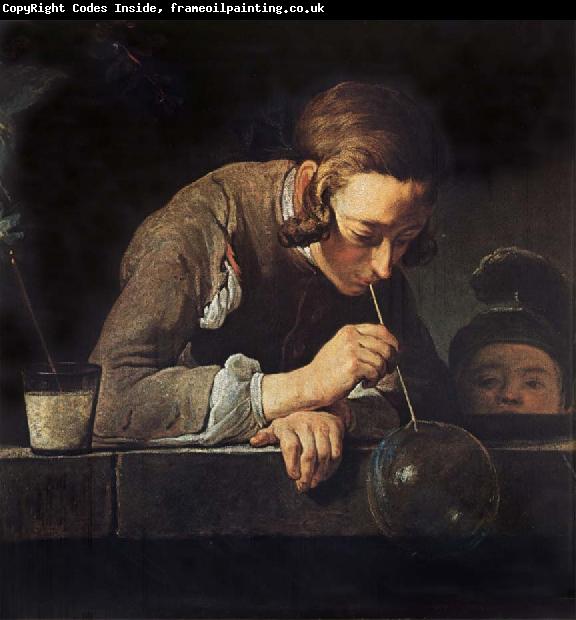 Jean Baptiste Simeon Chardin Boy Blowing Bubbles